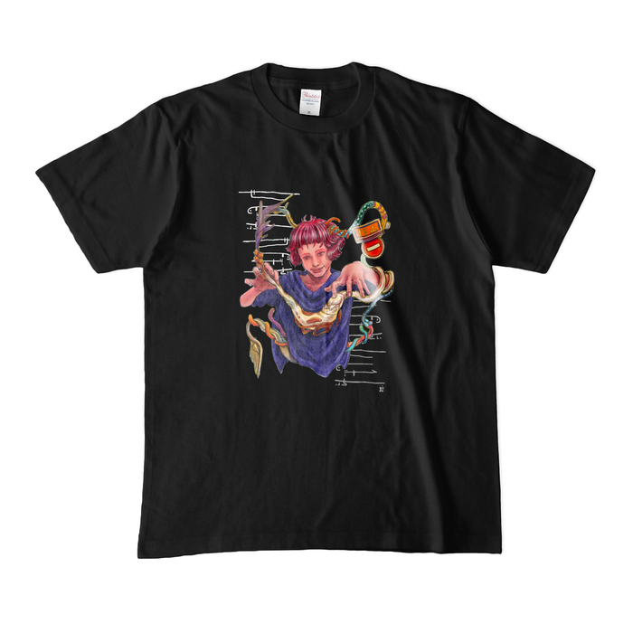 カラーTシャツ(濃色) - M - ブラック