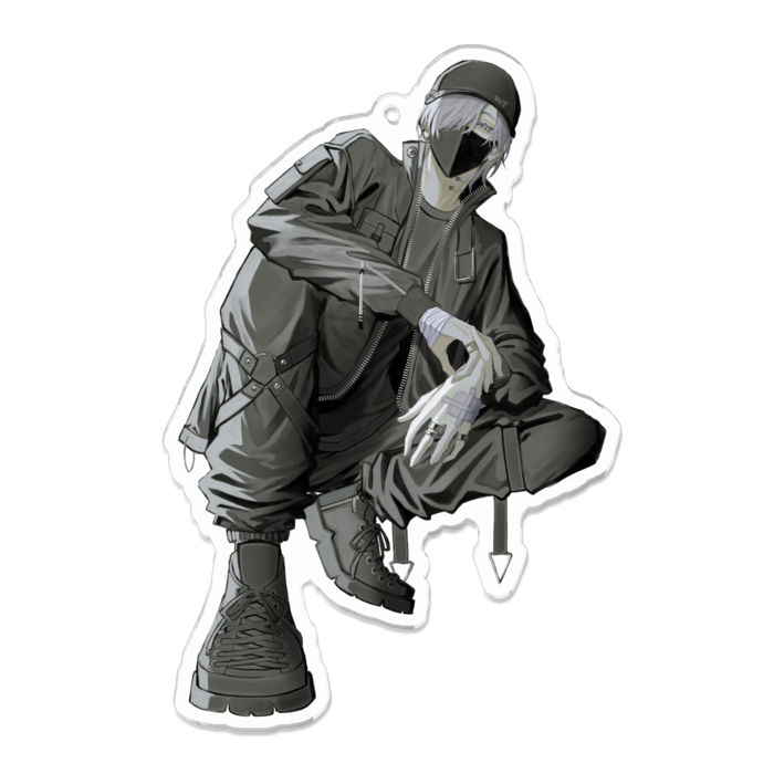 アクリルキーホルダー - 100 x 100 (mm)