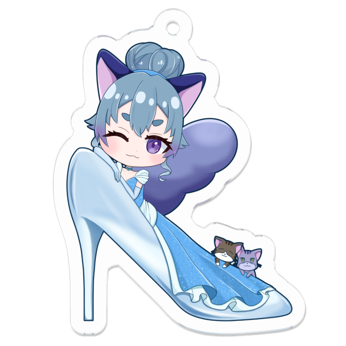 アクリルキーホルダー - 50 x 50 (mm)