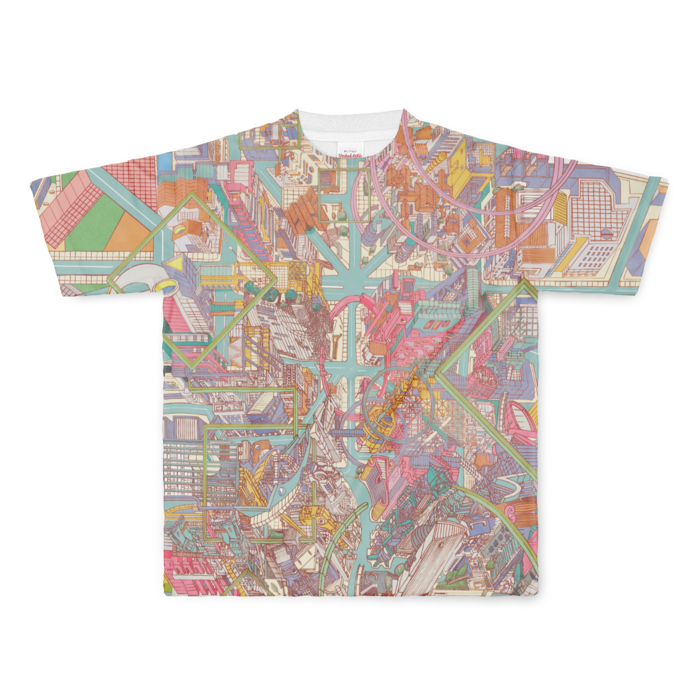 フルグラフィックTシャツ - L - 正面印刷のみ