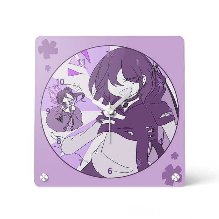 アクリル時計 - 150x150mm