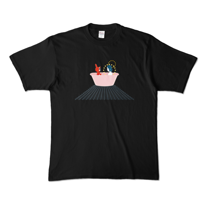 カラーTシャツ - XL - ブラック (濃色)