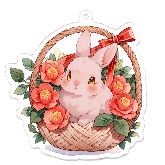 アクリルキーホルダー - 70 x 70 (mm)