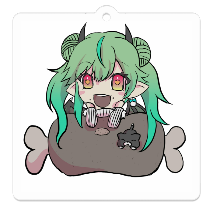 アクリルキーホルダー - 50 x 50 (mm)