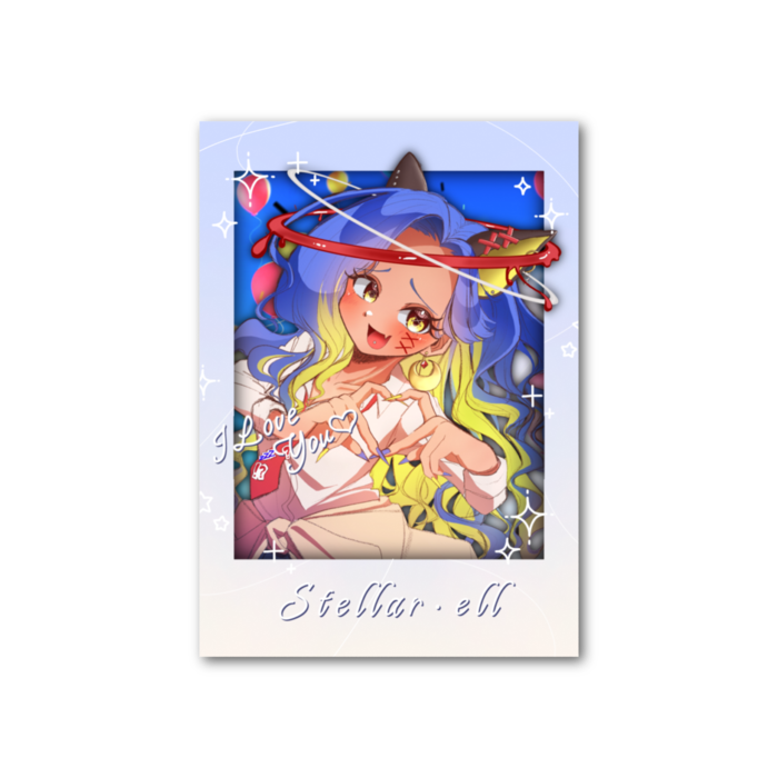 フォト風カード - 縦 - 片面