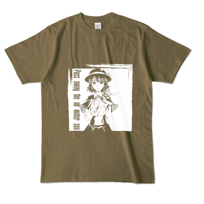 カラーTシャツ - L - オリーブ (濃色)