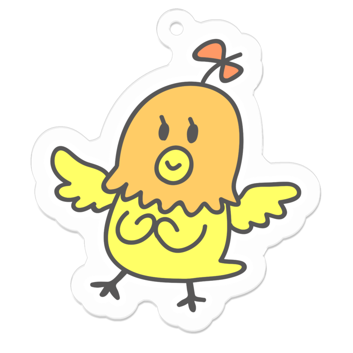 アクリルキーホルダー - 50 x 50 (mm)