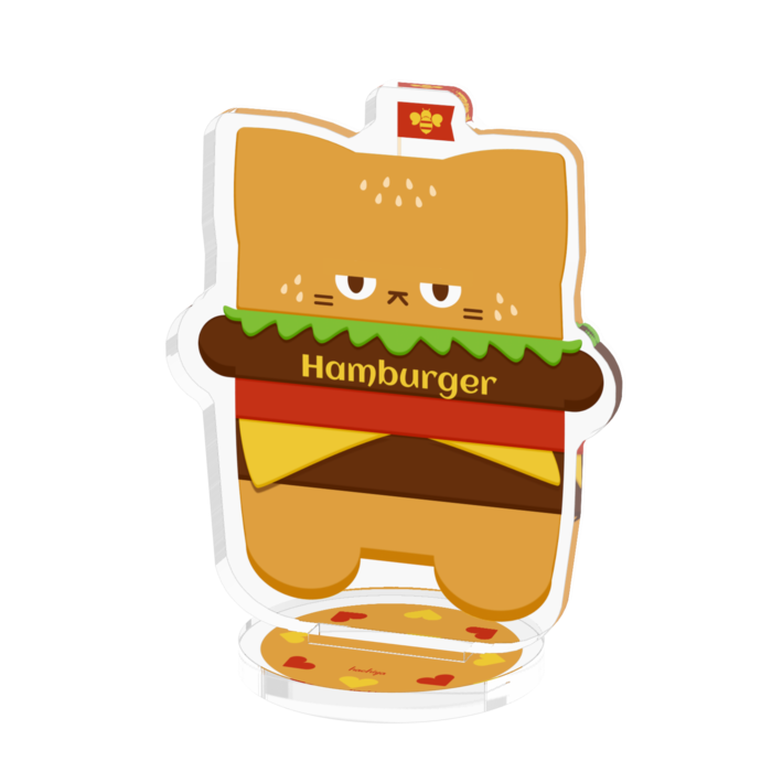 ハンバーガー（ジト目）