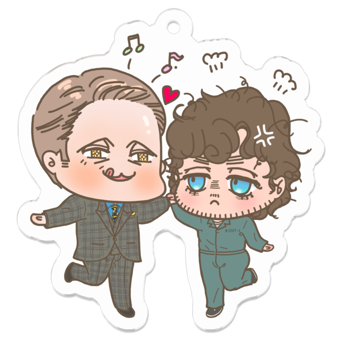 アクリルキーホルダー - 50 x 50 (mm)