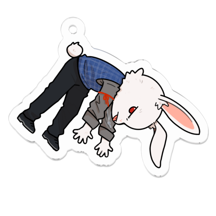 アクキー(ベーっだ) - 50 x 50 (mm)