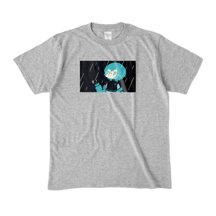 カラーTシャツ - M - 杢グレー (濃色)