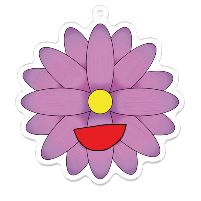 アクリルキーホルダー - 70 x 70 (mm)