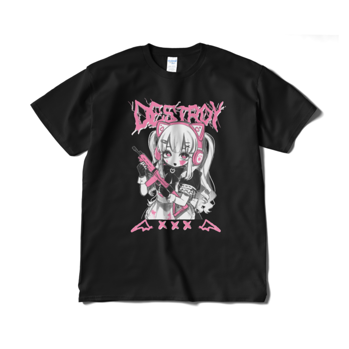 Tシャツ(短納期) - XL - ブラック