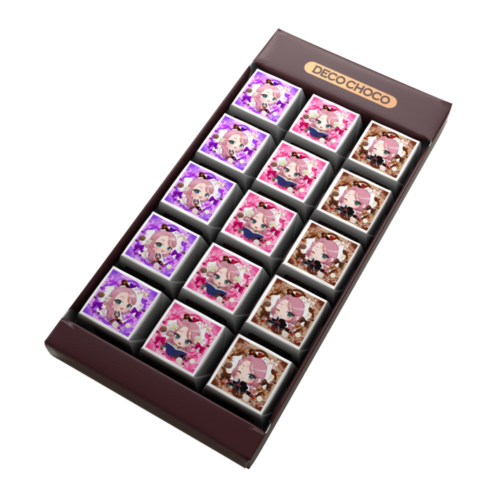 DECOチョコ - 列ごとにデザイン
