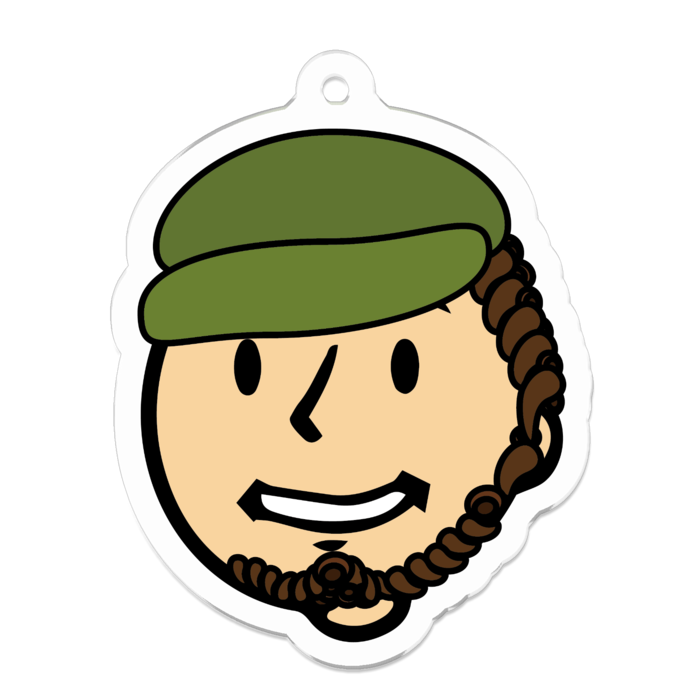 アクリルキーホルダー - 50 x 50 (mm)