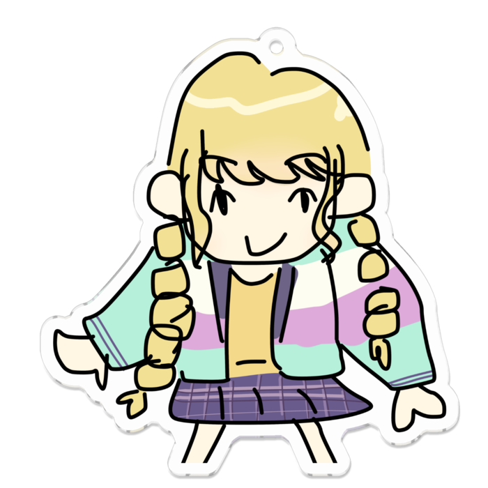 アクリルキーホルダー - 70 x 70 (mm)