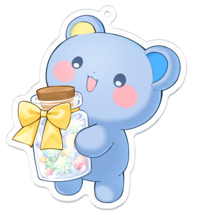 アクリルキーホルダー - 70 x 70 (mm)