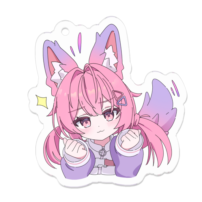 アクリルキーホルダー - 50 x 50 (mm)