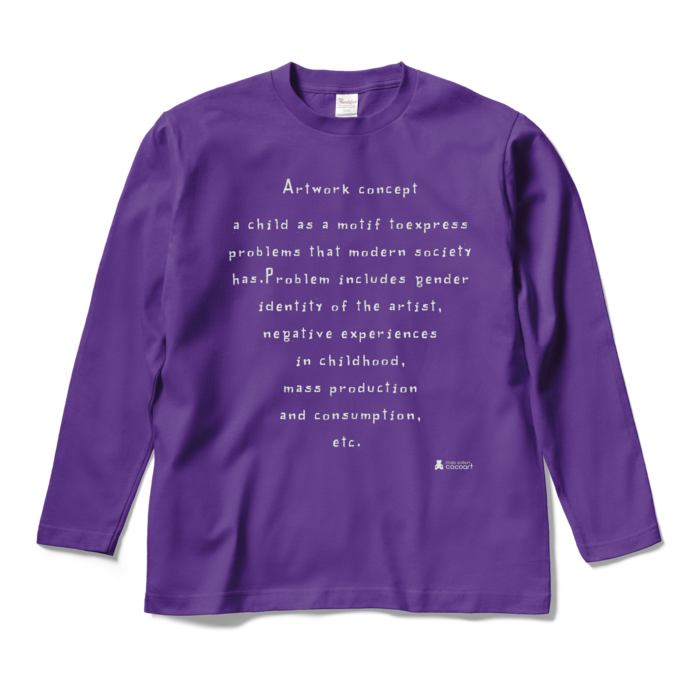 ロングスリーブTシャツ - M - パープル