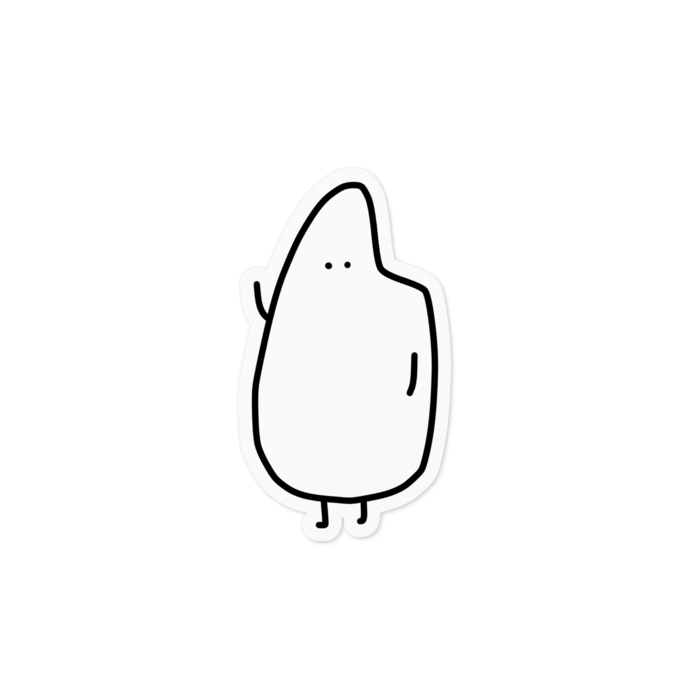 ステッカー - 100 x 100 (mm)