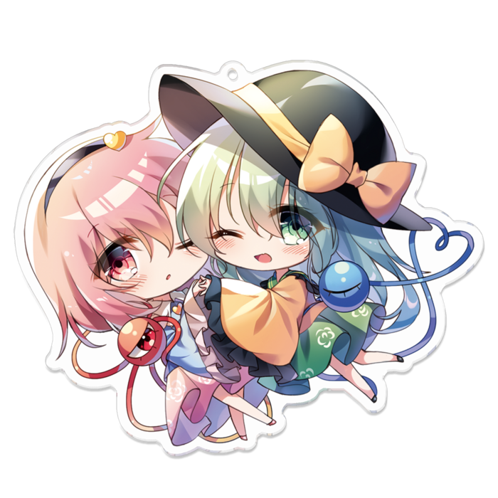 アクリルキーホルダー - 100 x 100 (mm)