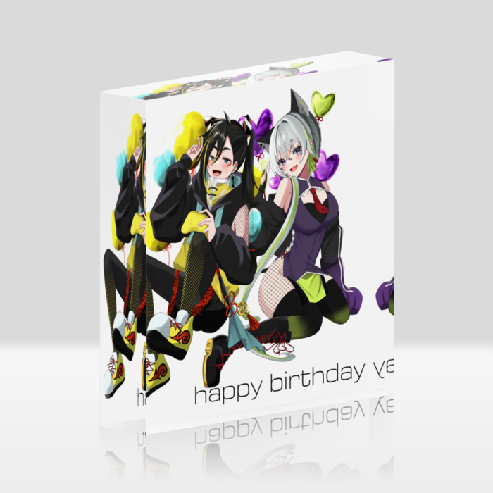 アクリルブロック - 100x100mm