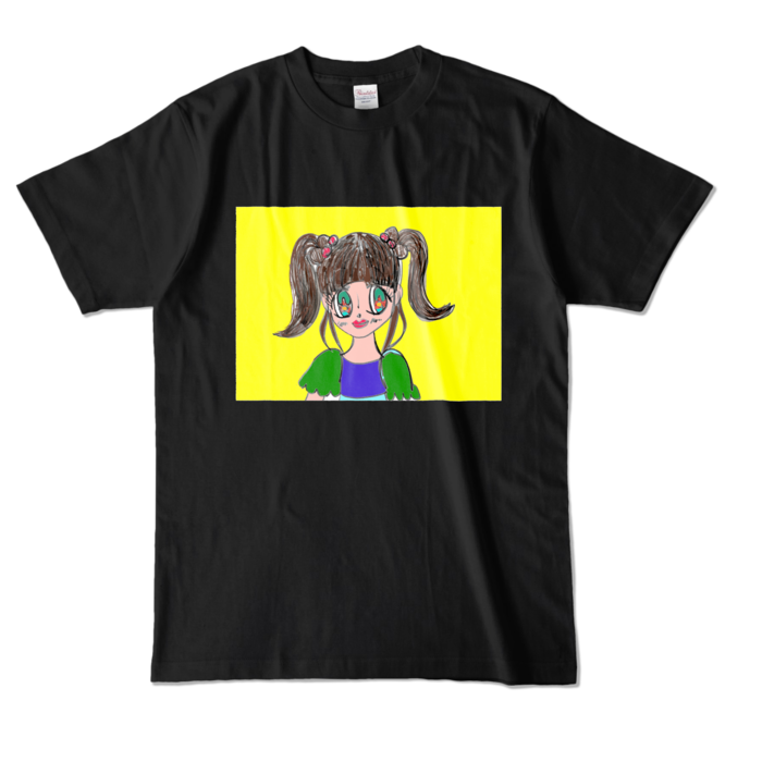 カラーTシャツ - L - ブラック (濃色)