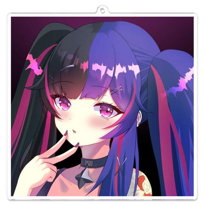 アクリルキーホルダー(コーティング) - 100 x 100 (mm)
