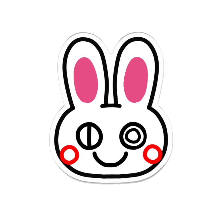 アクリルバッジ - 70 x 70 (mm)