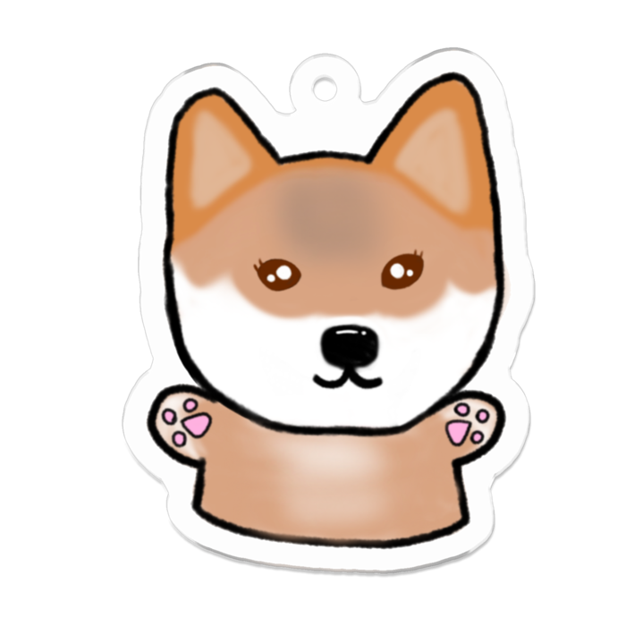 アクリルキーホルダー - 50 x 50 (mm)