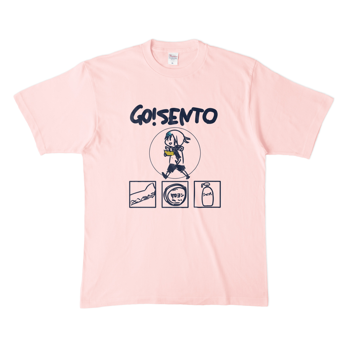 カラーTシャツ(淡色) - XL - ライトピンク