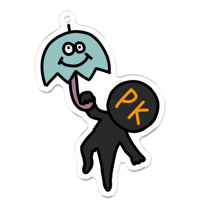 アクリルキーホルダー - 70 x 70 (mm)