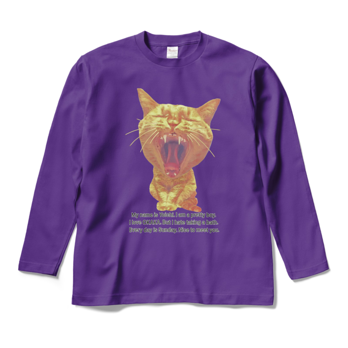ロングスリーブTシャツ - M - パープル