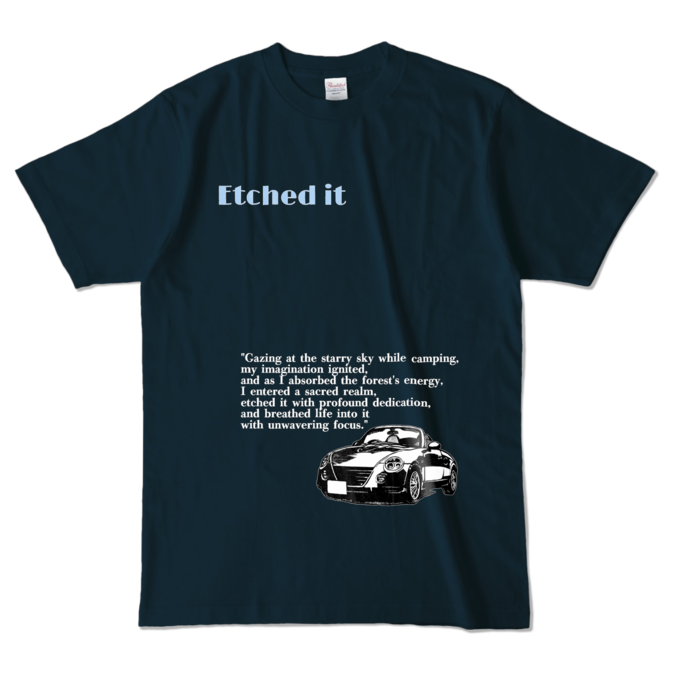 カラーTシャツ - L - ネイビー (濃色)