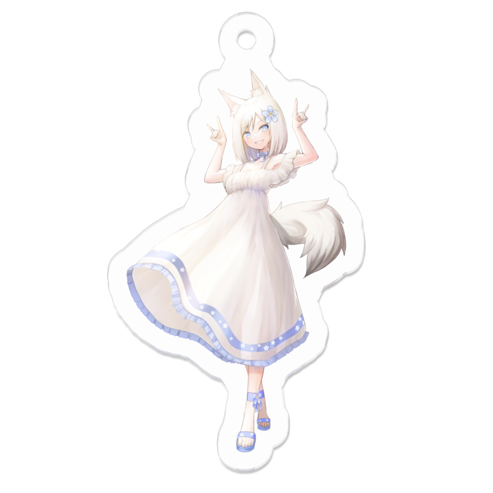 アクリルキーホルダー - 50 x 50 (mm)