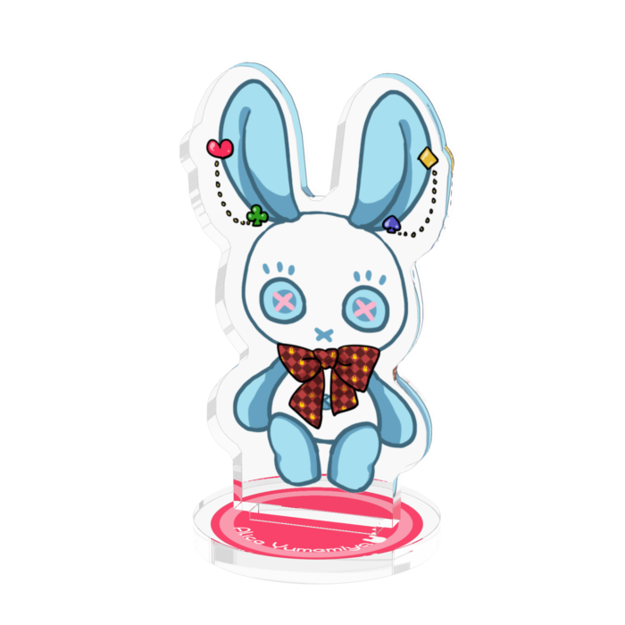 うさぬい チェックリボン 小 50x50mm