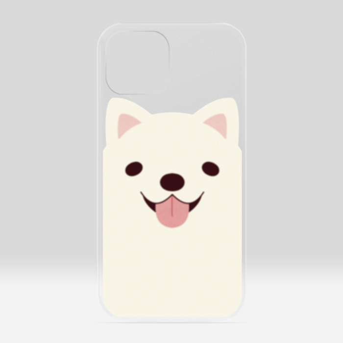 クリアiPhoneケース サモエド iPhone 13