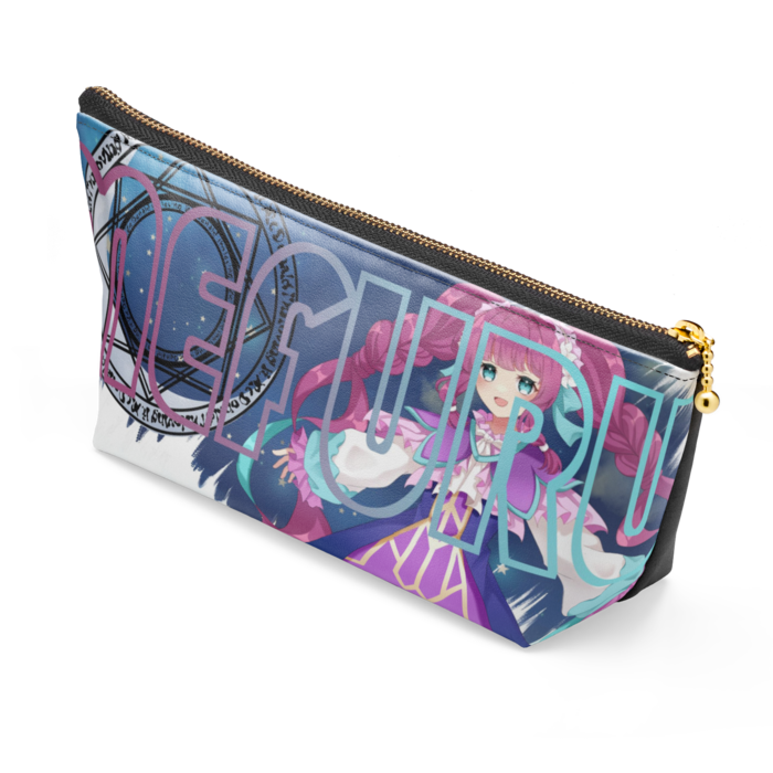 ポーチ - 長さ21.5cm / 高さ10cm - ブラック