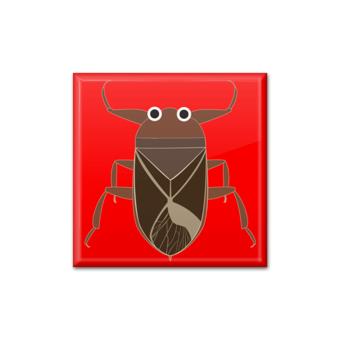 缶バッジ - 四角形40mm