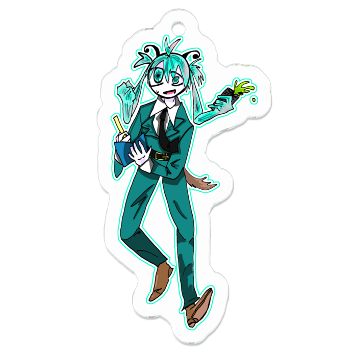 アクリルキーホルダー - 50 x 50 (mm)