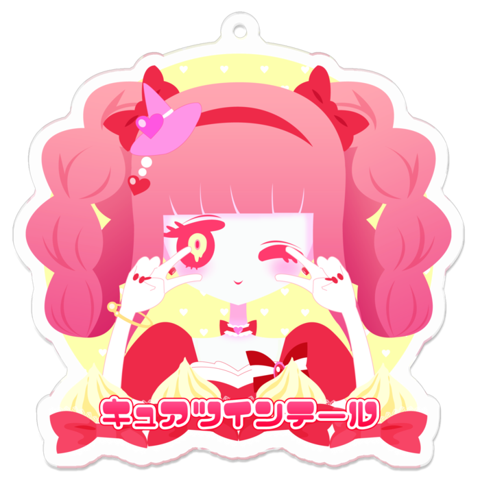 アクリルキーホルダー - 70 x 70 (mm)
