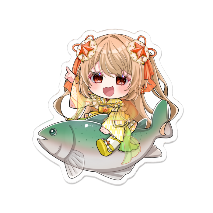 アクリルバッジ - 70 x 70 (mm)