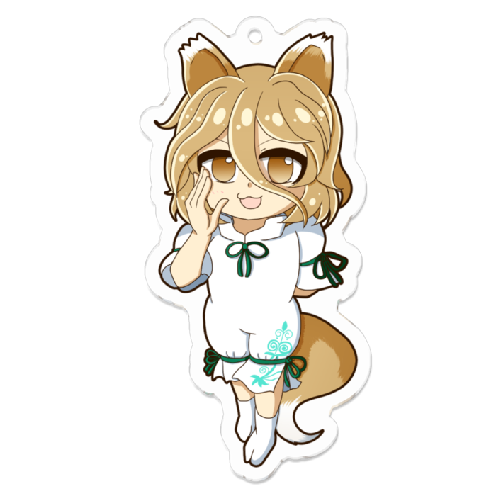 アクリルキーホルダー（コーティング） - 70 x 70 (mm)