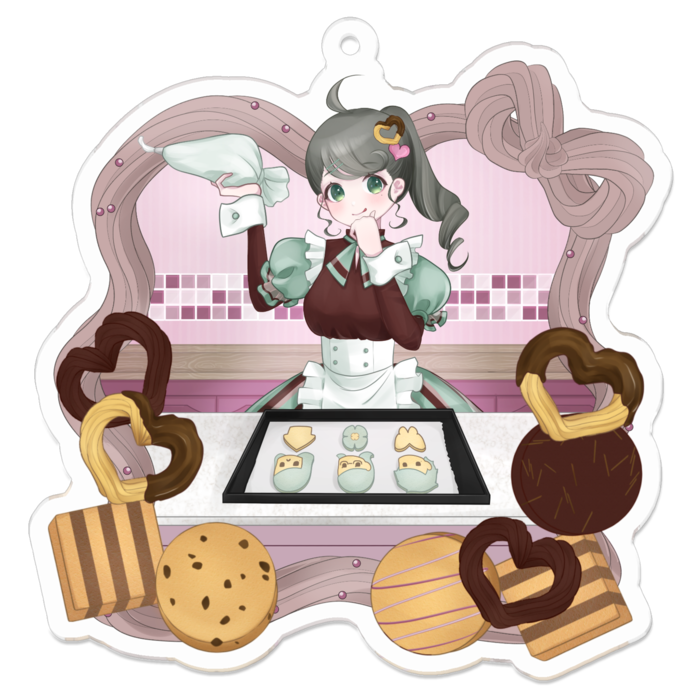 アクリルキーホルダー - 70 x 70 (mm)