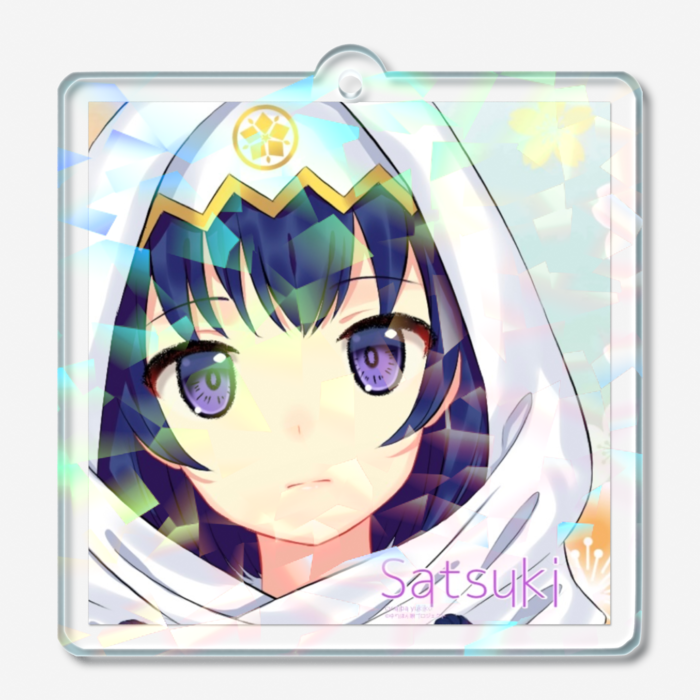 ホログラムアクリルキーホルダー - 50 × 50mm