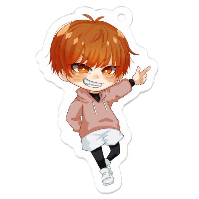 アクリルキーホルダー - 50 x 50 (mm)