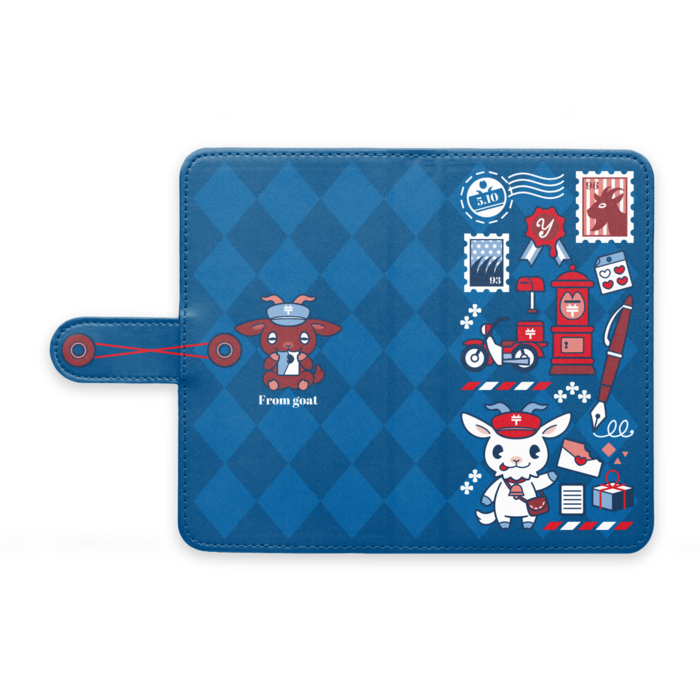 手帳型Androidケース - M - ストラップ穴 なし