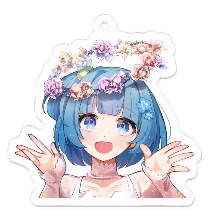 アクリルキーホルダー - 50 x 50 (mm)