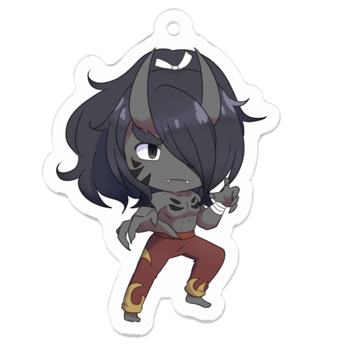 アクリルキーホルダー（コーティング） - 50 × 50 (mm)