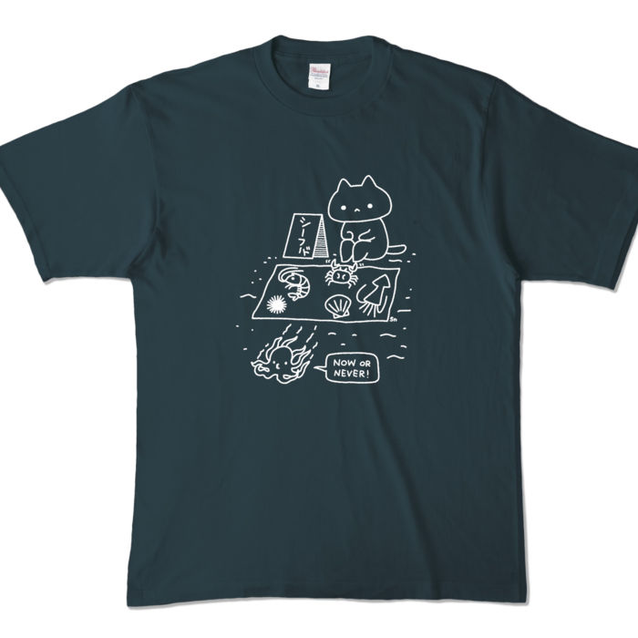 カラーTシャツ - XL - デニム (濃色)
